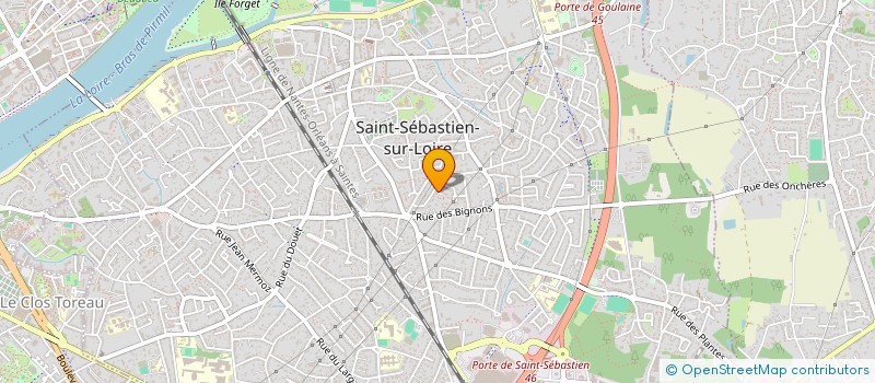 localisation de l'entreprise SCI CHABOT ET FILS à SAINT-SEBASTIEN-SUR-LOIRE