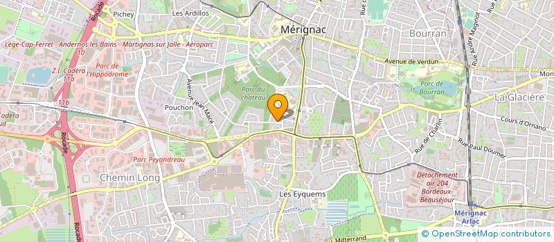 localisation de l'entreprise SCI CHABRELY à MERIGNAC