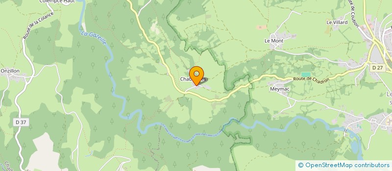 localisation de l'entreprise SCI CHABREYRES  CHADRON