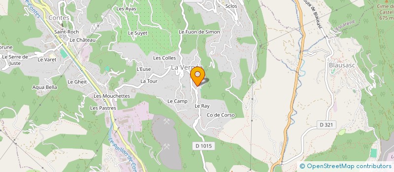 localisation de l'entreprise SCI CHABRIERE  CONTES