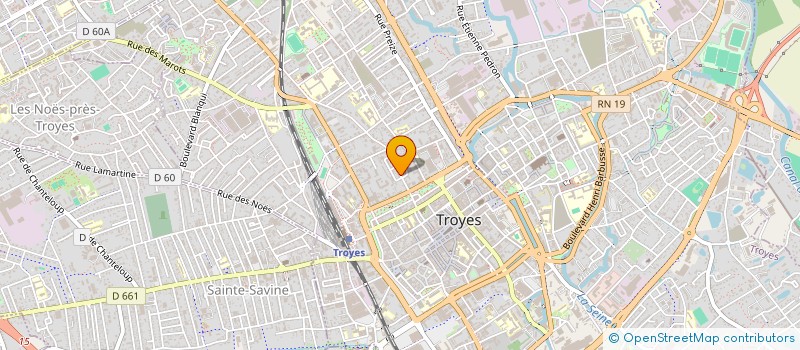 localisation de l'entreprise SCI CHABRISSON à TROYES