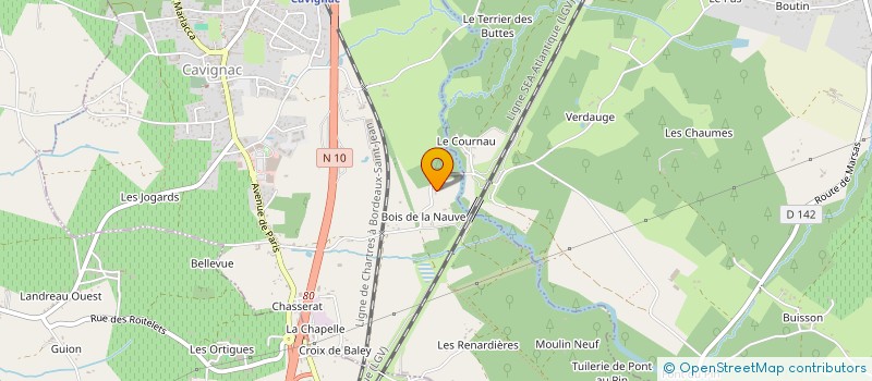 localisation de l'entreprise SCI CHABRUT ET FRERE à CAVIGNAC