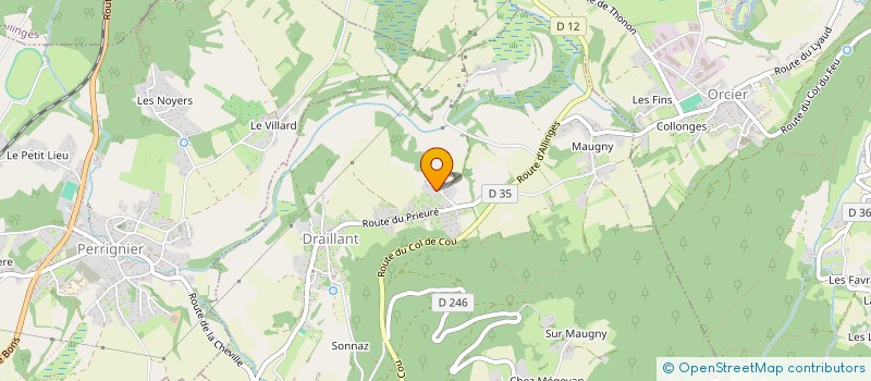 localisation de l'entreprise SCI CHABURO  DRAILLANT