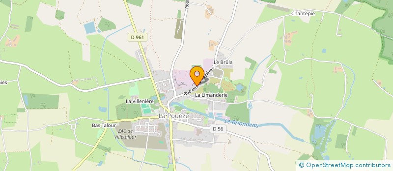 localisation de l'entreprise SCI CHAC  SAINT-CLEMENT-DE-LA-PLACE