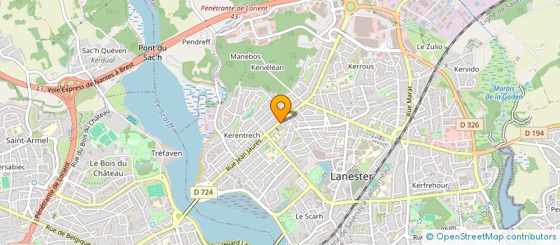 localisation de l'entreprise SCI CHACA  LANESTER