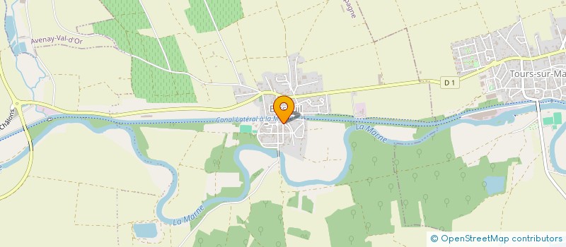 localisation de l'entreprise SCI CHACAM  AY-CHAMPAGNE