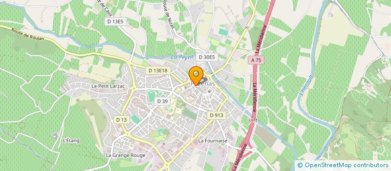 localisation de l'entreprise SCI CHACAR  PEZENAS