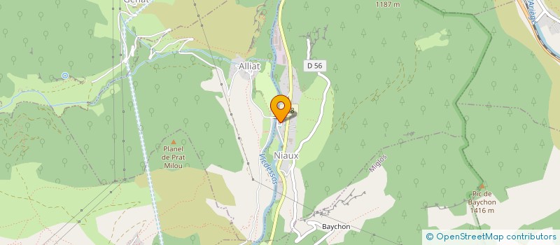 localisation de l'entreprise SCI CHACHA à TARASCON-SUR-ARIEGE