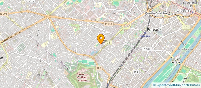 localisation de l'entreprise SCI CHACHA  NANTERRE