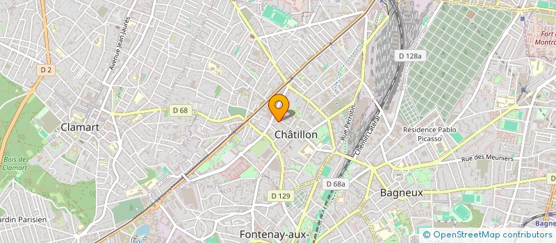 localisation de l'entreprise SCI CHACHOU  CHATILLON