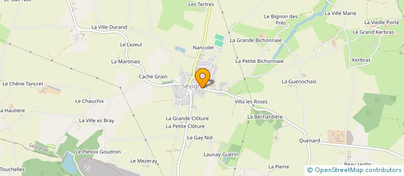 localisation de l'entreprise SCI CHACLE  TREMEUR