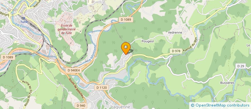 localisation de l'entreprise SCI CHACO à LAGUENNE-SUR-AVALOUZE