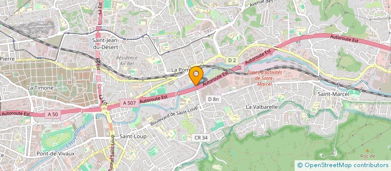 localisation de l'entreprise SCI CHACO  MARSEILLE