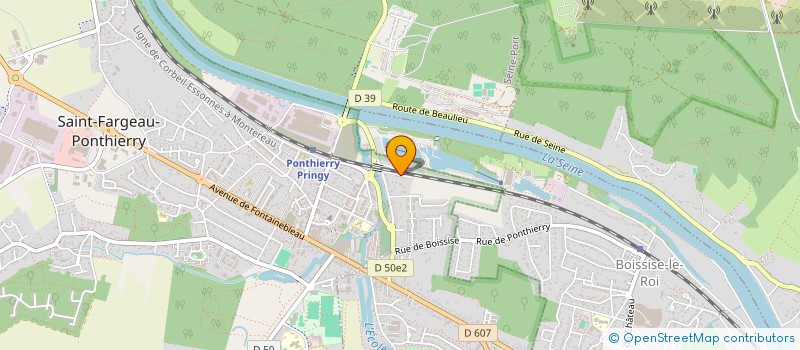 localisation de l'entreprise SCI CHADAM  SAINT-FARGEAU-PONTHIERRY