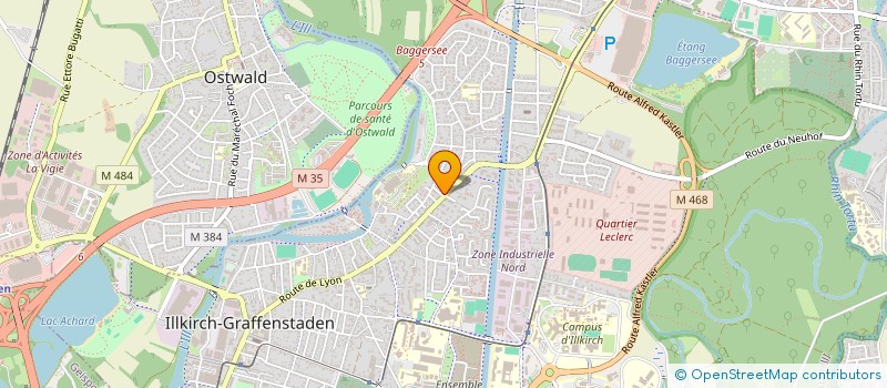 localisation de l'entreprise SCI CHADEPE  ILLKIRCH-GRAFFENSTADEN
