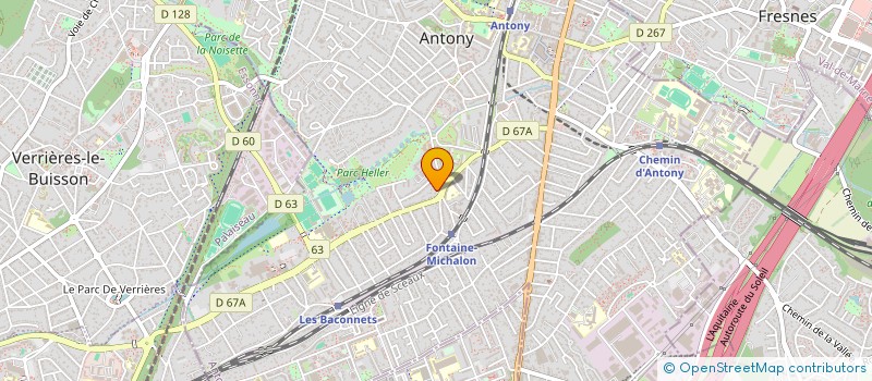 localisation de l'entreprise SCI CHADES à ANTONY