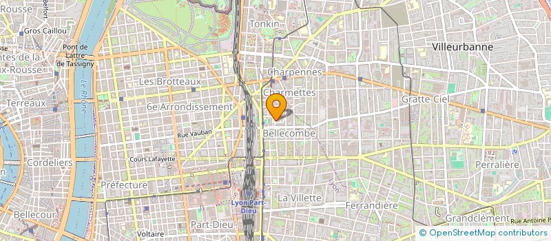 localisation de l'entreprise SCI CHADEV  LYON