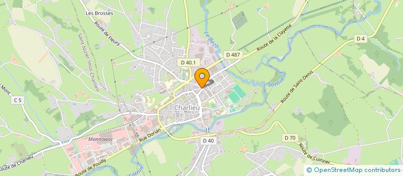 localisation de l'entreprise SCI CHADINE  SAINT-MAURICE-LES-CHATEAUNEUF