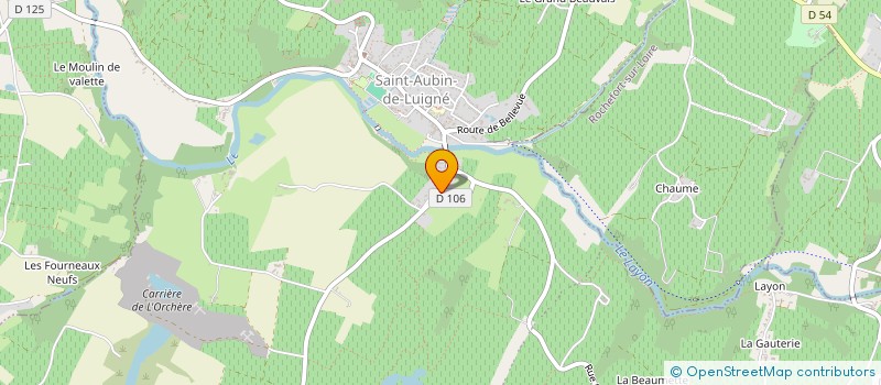 localisation de l'entreprise SCI CHADORO  ROCHEFORT-SUR-LOIRE