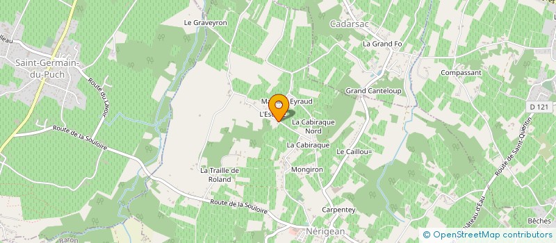 localisation de l'entreprise SCI CHADOUE  NERIGEAN