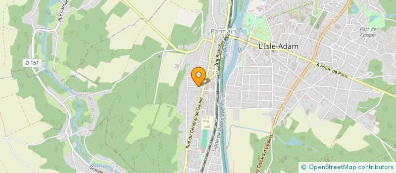 localisation de l'entreprise SCI CHADREL  PARMAIN