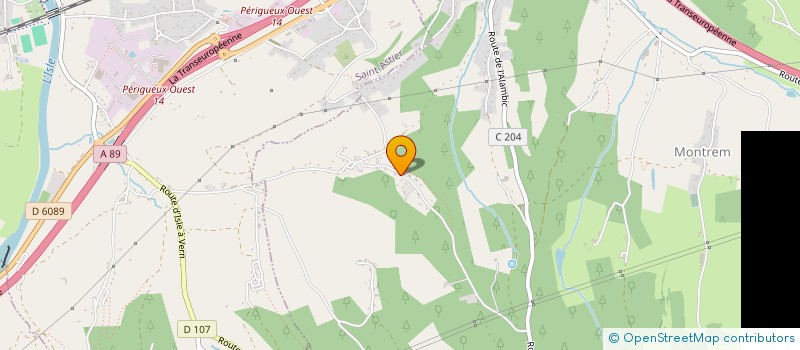 localisation de l'entreprise SCI CHAFFOUX  SAINT-AQUILIN