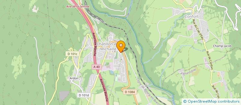 localisation de l'entreprise SCI CHAFFY à VALSERHONE