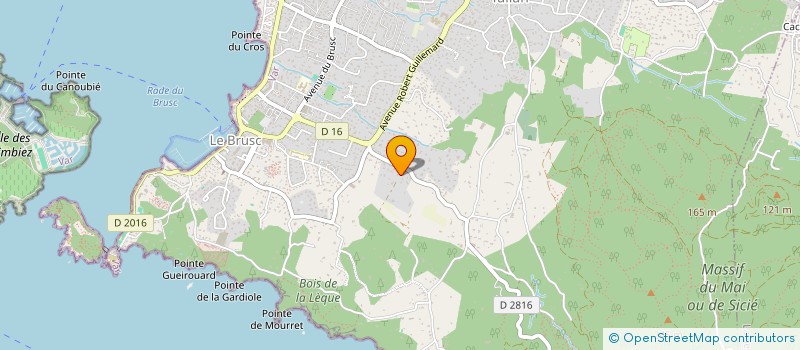localisation de l'entreprise SCI CHAFI à SIX-FOURS-LES-PLAGES