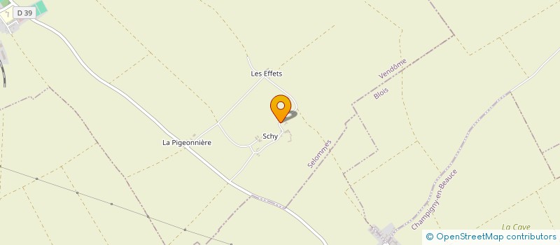 localisation de l'entreprise SCI CHAFLO INVEST  SELOMMES