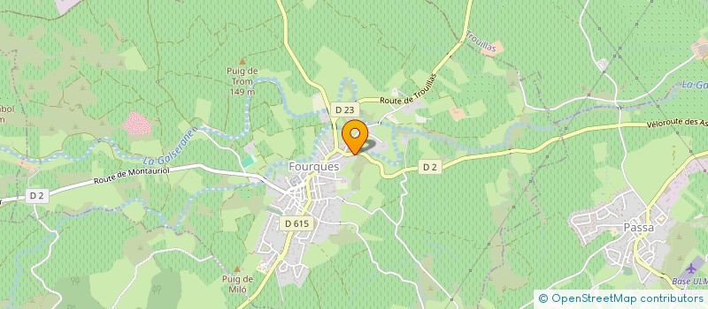 localisation de l'entreprise SCI CHAFOUIX  FOURQUES