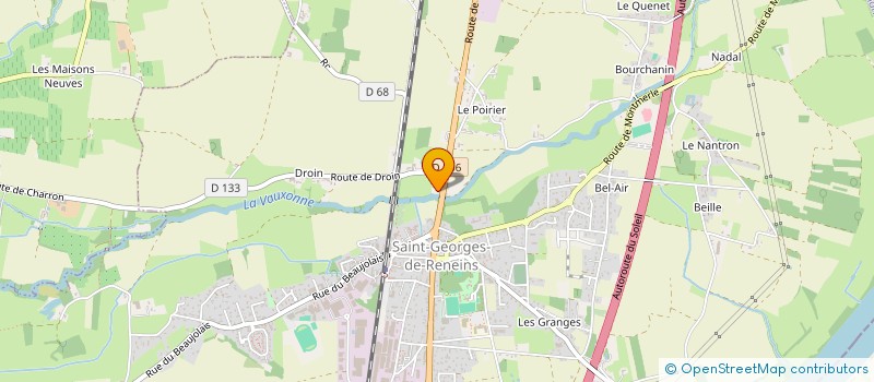 localisation de l'entreprise SCI CHAFRERES  SAINT-GEORGES-DE-RENEINS