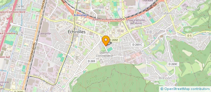 localisation de l'entreprise SCI CHAFRI à ECHIROLLES