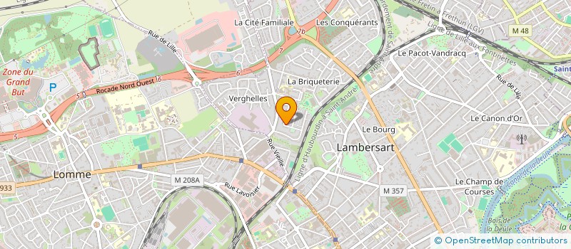 localisation de l'entreprise SCI CHAFUT59VAR à LAMBERSART