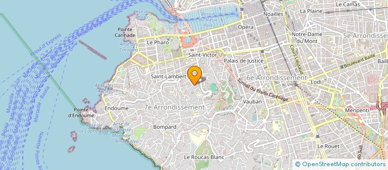 localisation de l'entreprise SCI CHAGAL à MARSEILLE