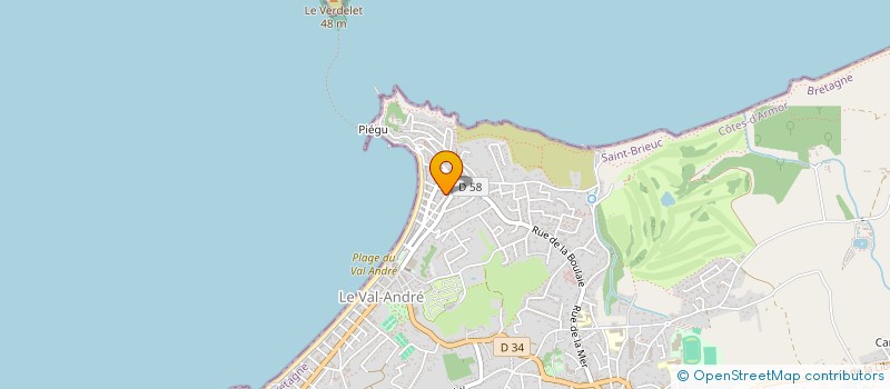 localisation de l'entreprise SCI CHAGAM  PLENEUF-VAL-ANDRE