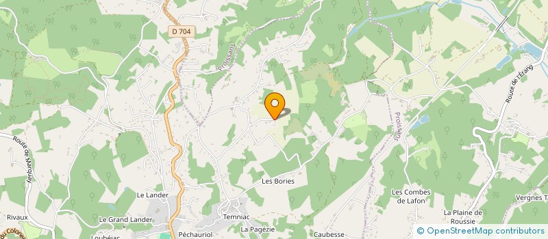 localisation de l'entreprise SCI CHAGAMAAU  SARLAT-LA-CANEDA