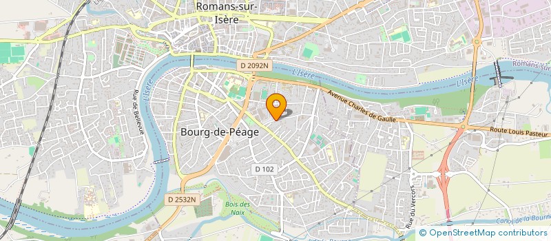 localisation de l'entreprise SCI CHAGNOL  BOURG-DE-PEAGE