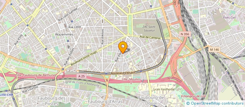 localisation de l'entreprise SCI CHAHED  LILLE