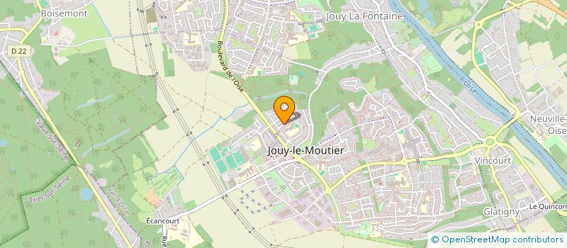 localisation de l'entreprise SCI CHAHLAL  JOUY-LE-MOUTIER