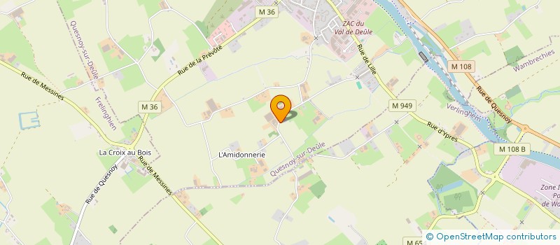 localisation de l'entreprise SCI CHAI à QUESNOY-SUR-DEULE