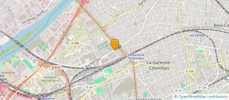 localisation de l'entreprise SCI CHAIB ET CIE à COLOMBES