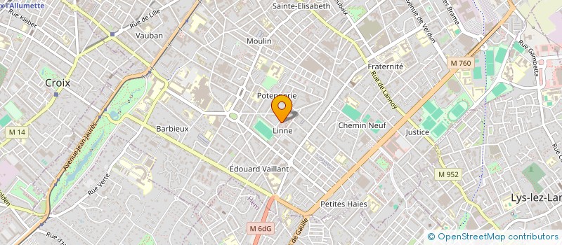 localisation de l'entreprise SCI CHAIBI  ROUBAIX