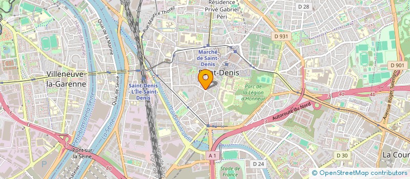 localisation de l'entreprise SCI CHAID à SAINT-DENIS
