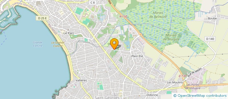 localisation de l'entreprise SCI CHAIGNAUD  SAINT-GEORGES-DE-DIDONNE