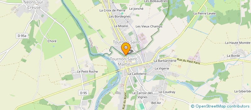localisation de l'entreprise SCI CHAIGNOT FAMILY à TOURNON-SAINT-MARTIN
