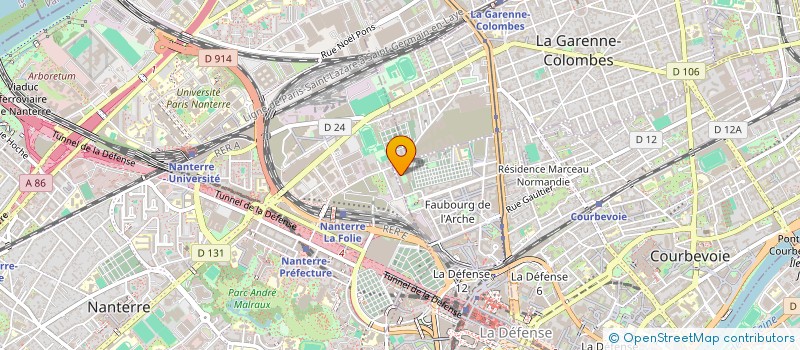 localisation de l'entreprise SCI CHAILLET ET COMPAGNIE  COURBEVOIE