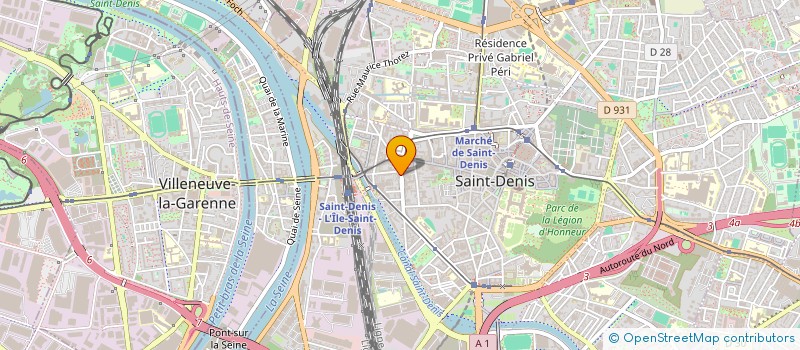 localisation de l'entreprise SCI CHAILLON FOUILLOUX  SAINT-GERVAIS-LA-FORET