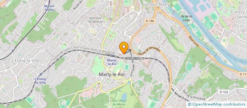 localisation de l'entreprise SCI CHAILLOT  MARLY-LE-ROI