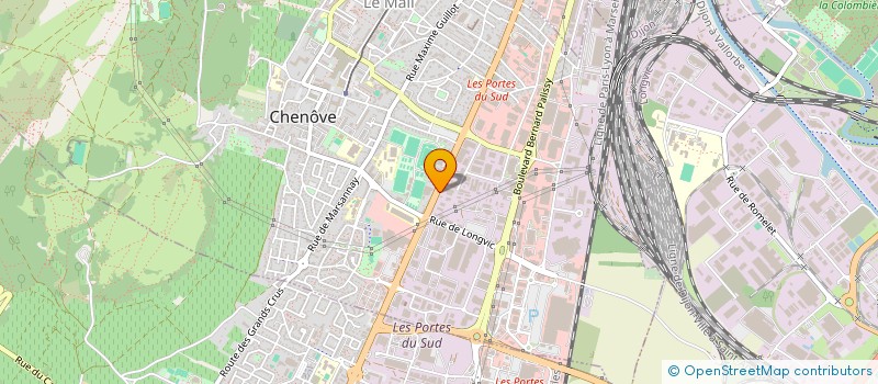 localisation de l'entreprise SCI CHAILLOT à CHENOVE