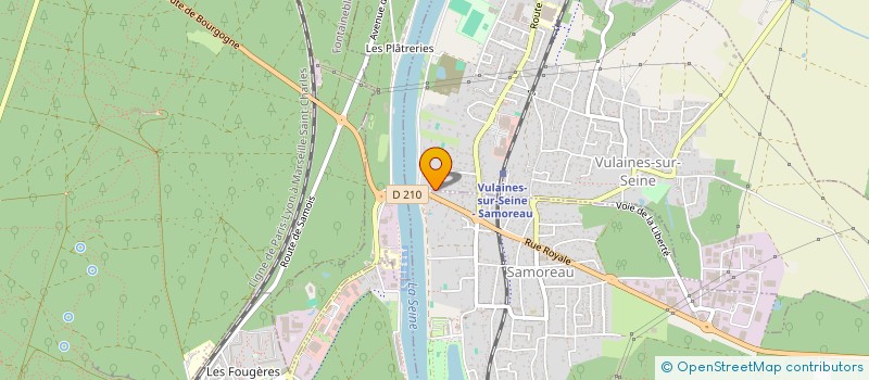 localisation de l'entreprise SCI CHAILLOT-IENA  VULAINES-SUR-SEINE